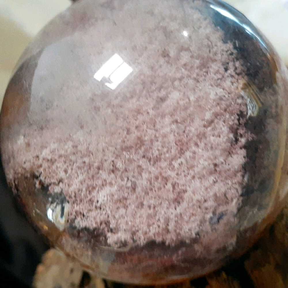 Amazing Garden Quartz, Lodolite Sphere